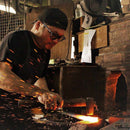 [KITCHEN (CHEF) KNIFE] THIS FORGED BLACK KNIVES SANTOKU KNIFE 170MM | ECHIZEN FORGED BLADES| IWAI CUTLERY