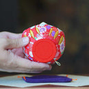 [DARUMA (DOLL)] EDO DARUMA (LARGE) YUZEN RED AND WHITE | EDO ART DOLLS | KAKINUMA DOLLS