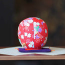 [DARUMA (DOLL)] EDO DARUMA (LARGE) YUZEN RED AND WHITE | EDO ART DOLLS | KAKINUMA DOLLS