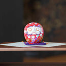 [DARUMA (DOLL)] EDO DARUMA (LARGE) YUZEN RED AND WHITE | EDO ART DOLLS | KAKINUMA DOLLS