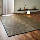 [TATAMI] RUSH RUG KARON BLACK (M: 190 × 250CM, L: 190 × 300CM) | IKEHIKO | TATAMI