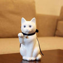 [BECKONING (LUCKY) CAT] MANEKINEKO BANK FIRST MODEL WHITE (M) | KATA KOTO | HIZEN YOSHIDA WARES