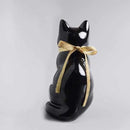 [BECKONING (LUCKY) CAT] MANEKINEKO BANK FIRST MODEL BLACK (M) | KATA KOTO | HIZEN YOSHIDA WARES