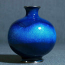 [VASE] WIRELESS CLOISONNE UNIVERSE 4.5 TAMAGATA SORA (NAVY BLUE) SINGLE-WHEEL INSERTION | OWARI CLOISONNE