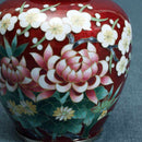 [VASE] WIRED VASE 3 BALL-SHAPED RED TORU FOUR GENTLEMEN VASE | OWARI CLOISONNE