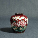 [VASE] WIRED VASE 3 BALL-SHAPED RED TORU FOUR GENTLEMEN VASE | OWARI CLOISONNE