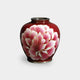 [แจกัน] แจกันแบบใช้สาย 3 รูปลูกบอลสีแดงโปร่งใสแจกัน PEONY | Owari Cloisonne
