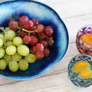 [SMALL DISH (PLATE)] WIRELESS CLOISONNE SPACE CONFECTIONERY SORA (NAVY BLUE) | OWARI CLOISONNE