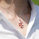 [ACCESSORY] PENDANT RED PLUM | OWARI CLOISONNE