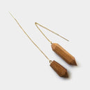 [ACCESSORY] BIWAKO NO SHIZUKU (PIERCED EARRINGS / ZELKOVA) | KIKI | HIKONE HOUSEHOLD BUDDHIST ALTARS