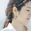 [ACCESSORY] LAKE BIWA (PIERCED EARRINGS) | KIKI | HIKONE HOUSEHOLD BUDDHIST ALTARS