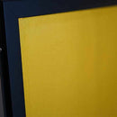 [FOLDING SCREEN (ROOM DIVIDER)] FOLDED VERTICAL GOLD FOLDING SCREEN | FOLDING SCREENS (ROOM DIVIDER)