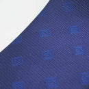[TIE] ORIGINAL LOGO LIGHT NAVY BLUE | JAPANESE SILK | SHAKUNONE (WITH GIFT PAPER BAG)