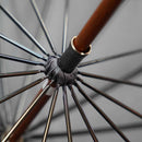 [UMBRELLA] WOMEN PURVEYOR TO THE IMPERIAL HOUSEHOLD AGENCY BORDER L FOLDING (NAVY) | MAEHARA KOEI SHOTEN | TOKYO UMBRELLA