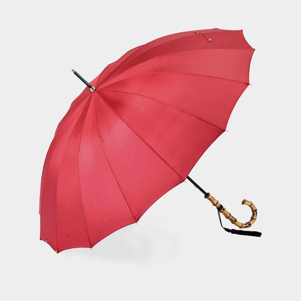 [傘]帝國家庭代理機構供應商“婦女”傘12條碳（紅色）|東京傘