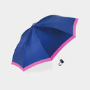 [UMBRELLA] WOMEN PURVEYOR TO THE IMPERIAL HOUSEHOLD AGENCY BORDER L FOLDING (NAVY) | MAEHARA KOEI SHOTEN | TOKYO UMBRELLA