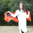 [STOLE] NAZCA-MON ORANGE | MIKAMO SANROKU WORKS | TIE DYEING