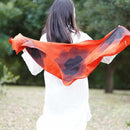 [STOLE] NAZCA-MON ORANGE | MIKAMO SANROKU WORKS | TIE DYEING