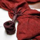 [STOLE] NAZCA-MON RED | MIKAMO SANROKU WORKS | TIE DYEING