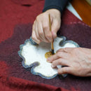 [STOLE] NASHIJI-MON BLUE | MIKAMO SANROKU WORKS | TIE DYEING