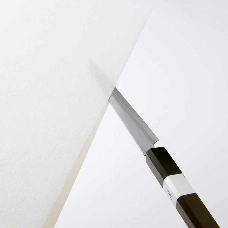 [LETTER OPENER] PAPER KNIFE WITH BLACK DYE FINISH | MORIMOTO KNIFE MANUFACTURERS | SAKAI FORGED BLADES