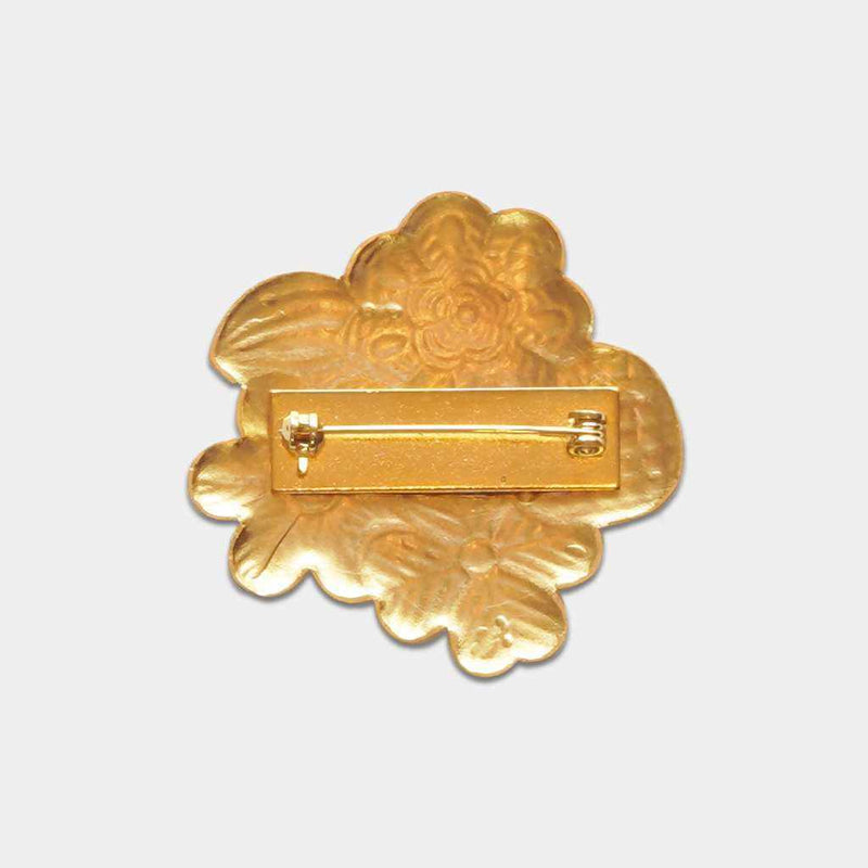 [ACCESSORY] LACE CARVED BROOCH GOLD | OWARI BUTSUGU