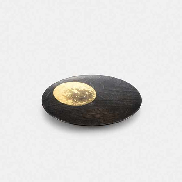 [ 小 Dish （板塊）] 奧博羅蘇基板塊 180 （漆器） | 金澤金葉