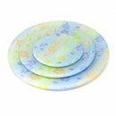 [LARGE PLATE (PLATTER)] PLATE (SAKURA) PINK & BLUE 6-PIECE SET | NISHIJIN RE:NISTA | NISHIJIN TEXTILES