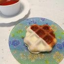 [LARGE PLATE (PLATTER)] PLATE (SAKURA) BLUE M | NISHIJIN RE:NISTA | NISHIJIN TEXTILES