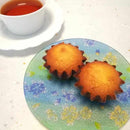 [LARGE PLATE (PLATTER)] PLATE (SAKURA) BLUE M | NISHIJIN RE:NISTA | NISHIJIN TEXTILES