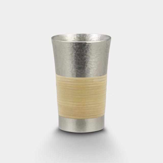 [MUG (CUP)] TUMBLER RATTAN ROLL STANDARD | OSAKA NANIWA PEWTER WARE