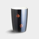 [MUG (CUP)] ECHIZEN FINISH SANDALWOOD RUNNING WATER SPRING AUTUMN BLACK (LARGE) | OSAKA NANIWA PEWTER WARE
