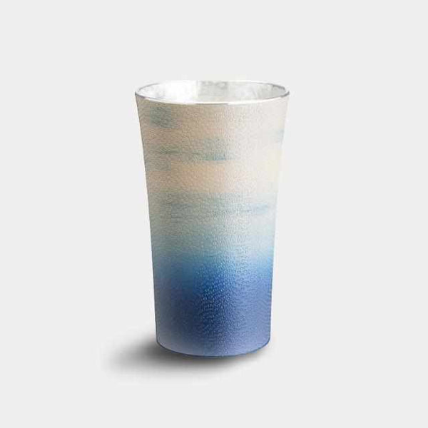 [杯（杯）]Tsugaru表面處理精細紋理天空和海洋|大阪Naniwa白蠟器皿