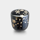 [JAPANESE TEA CUP] WAJIMA FINISH NATSUME SAKURA MAKIE | OSAKA NANIWA PEWTER WARE