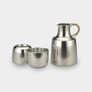 [SAKE BOTTLE] GENBU 3-PIECE TIN SAKE SET  | OSAKA NANIWA PEWTER WARE