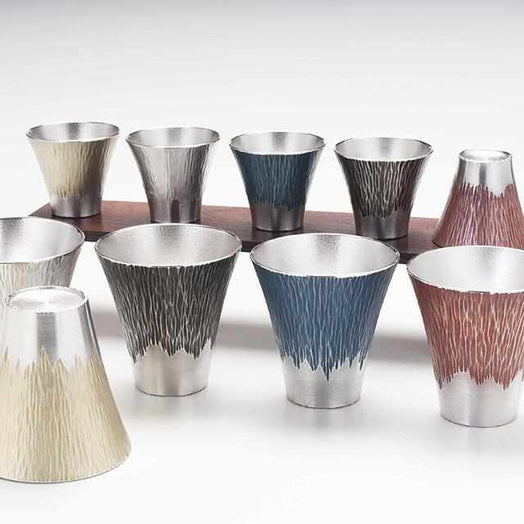 [SAKE CUP] MT. FUJI SERIES | OSAKA NANIWA PEWTER WARE