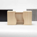 [STORAGE BOX] PAULOWNIA CABINET (BLACK URETHANE) | KAMO PAULOWNIA CHESTS
