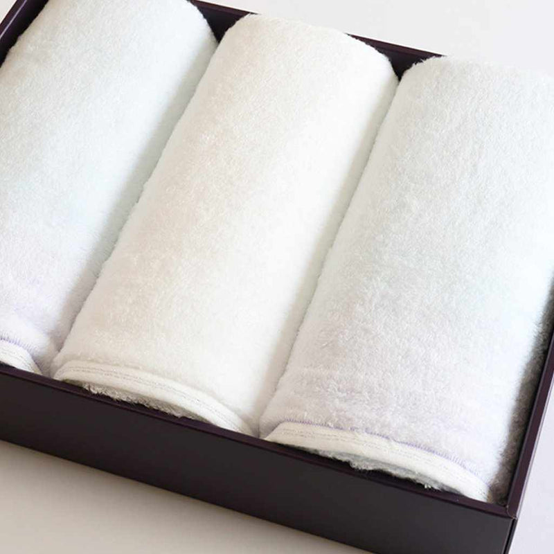 [毛巾]薩拉拉 「伊羅多里」 臉毛巾套 3 （藍 / 白） |伊馬巴里毛巾