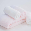 [TOWELS] "IRODORI" 1 BATH TOWEL AND 3 FACE TOWELS SET (PINK / WHITE) | IMABARI TOWELS