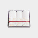 [TOWELS] "IRODORI" FACE TOWEL SET OF 3 (PINK / WHITE) | IMABARI TOWELS