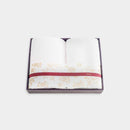 [TOWELS] "IRODORI" BATH TOWEL SET OF 2 (PINK / WHITE) | IMABARI TOWELS