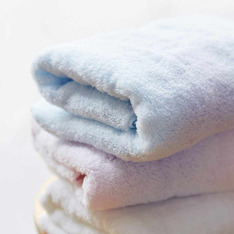 [毛巾]Sarala“Irodori”1條浴巾和2條面巾套裝（藍色/白色）| Imabari毛巾
