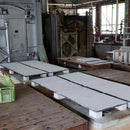 [LARGE PLATE (PLATTER)] APERTURE LONG ANGLE PLATE BENI | HAYASHIKURO KILN | OLD IMARI-ARITA WARES