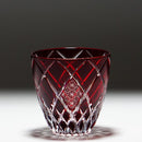 [SAKE GLASS] GUINOMI KIKU YARAI (RED) | KIRIKO