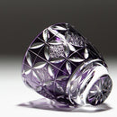 [SAKE GLASS] GUINOMI KIKU SHIPPO (PURPLE) | KIRIKO