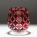 [GLASS] KIKU SHIPPO (RED) | KIRIKO