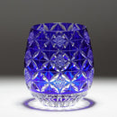 [GLASS] KIKU SHIPPO (BLUE) | KIRIKO