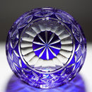 [GLASS] KIKU SHIPPO (BLUE) | KIRIKO