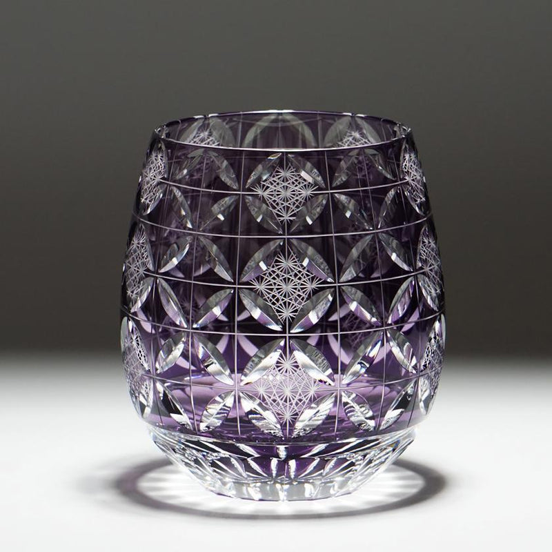 [玻璃] Kiku Shippo（紫色）| rinzen | kiriko