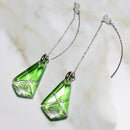 [PIERCED EARRINGS] AMERICAN PIERCED EARRINGS -seika- (GREEN) 2 PIECES | KIRIKO | RINZEN